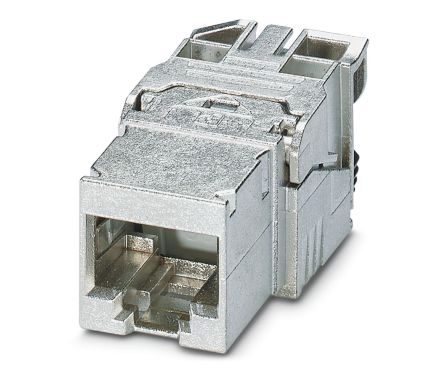 Phoenix Contact CUC-I-J1ZNI-S/R4IDC8 Series RJ45 Connector Female, Snap-in, Cat6a Shielded Straight 1 Port 8 Way